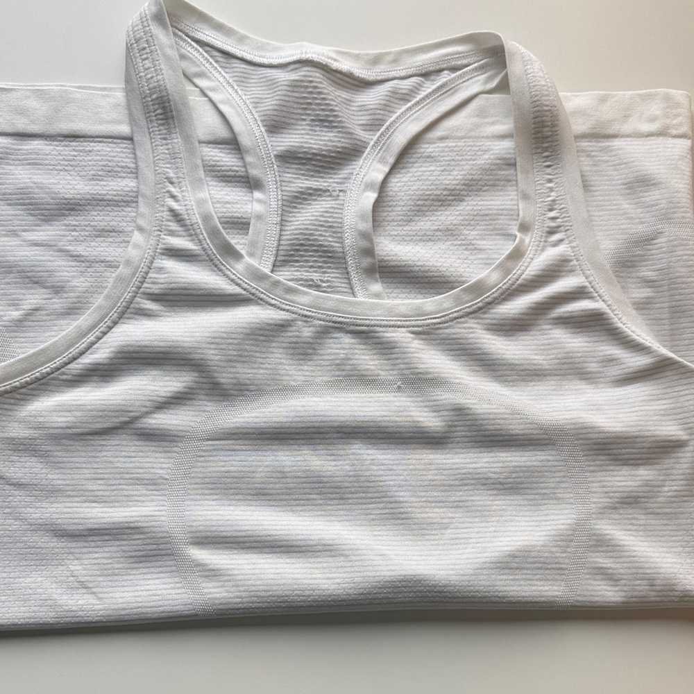 Lululemon Athletica White Tank Top